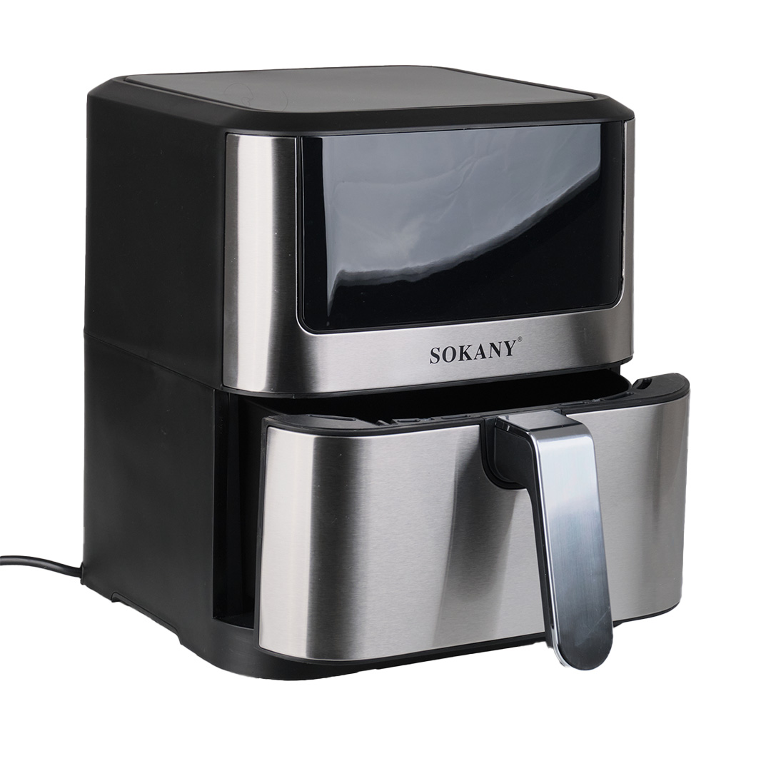 Аэрогриль-фритюрница SOKANY SK-ZG-8040 на 7 литров с таймером, черный Аэрогриль-фритюрница SOKANY SK-ZG-8040 на 7 литров с таймером, черный