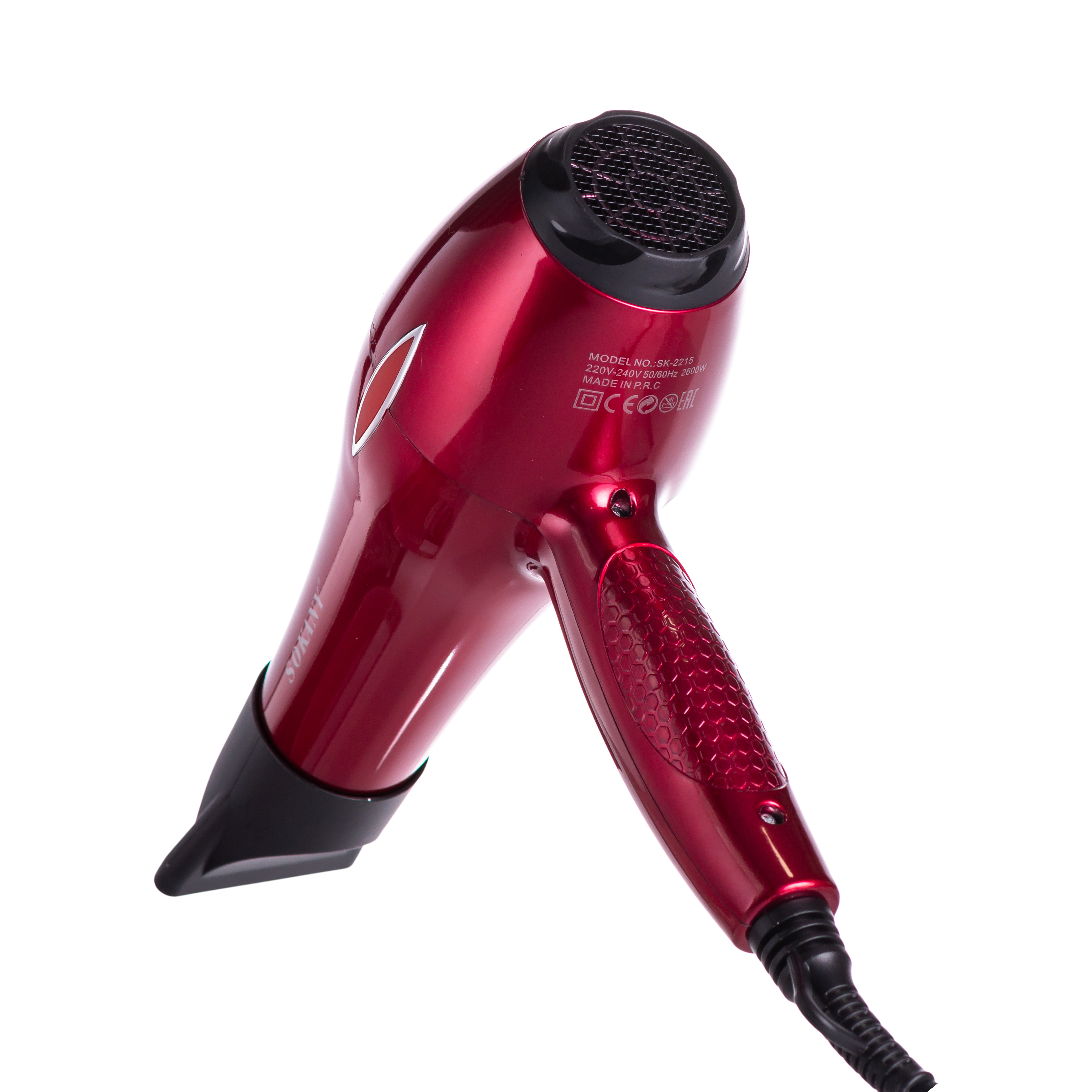 Фен для волосся SOKANY SK-2215 з 3 насадками 2600 Вт Фен для волосся SOKANY SK-2215 з 3 насадками 2600 Вт