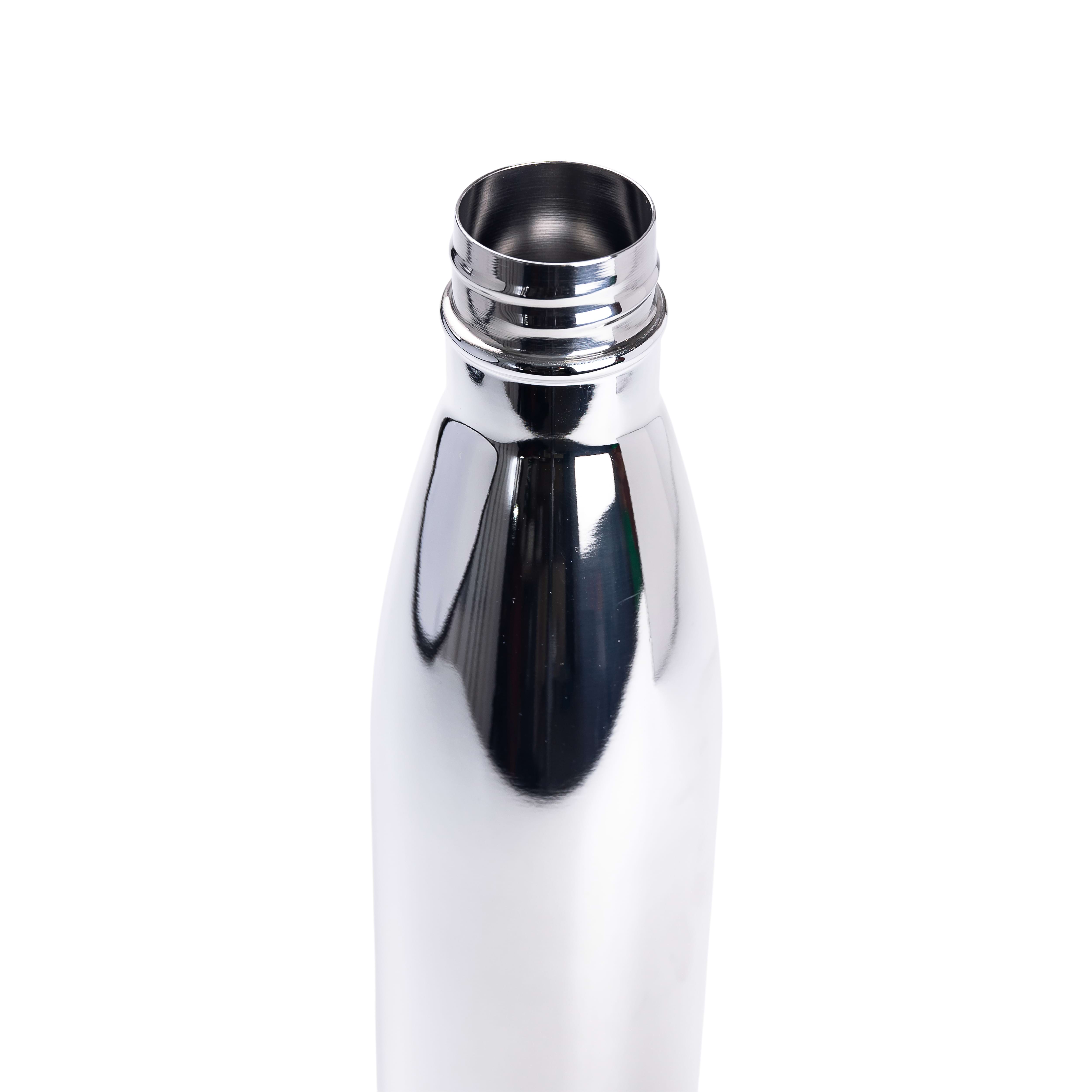 Термобутылка 500 мл с колбой из нержавеющей стали, хром Термобутылка 500 мл с колбой из нержавеющей стали, хром