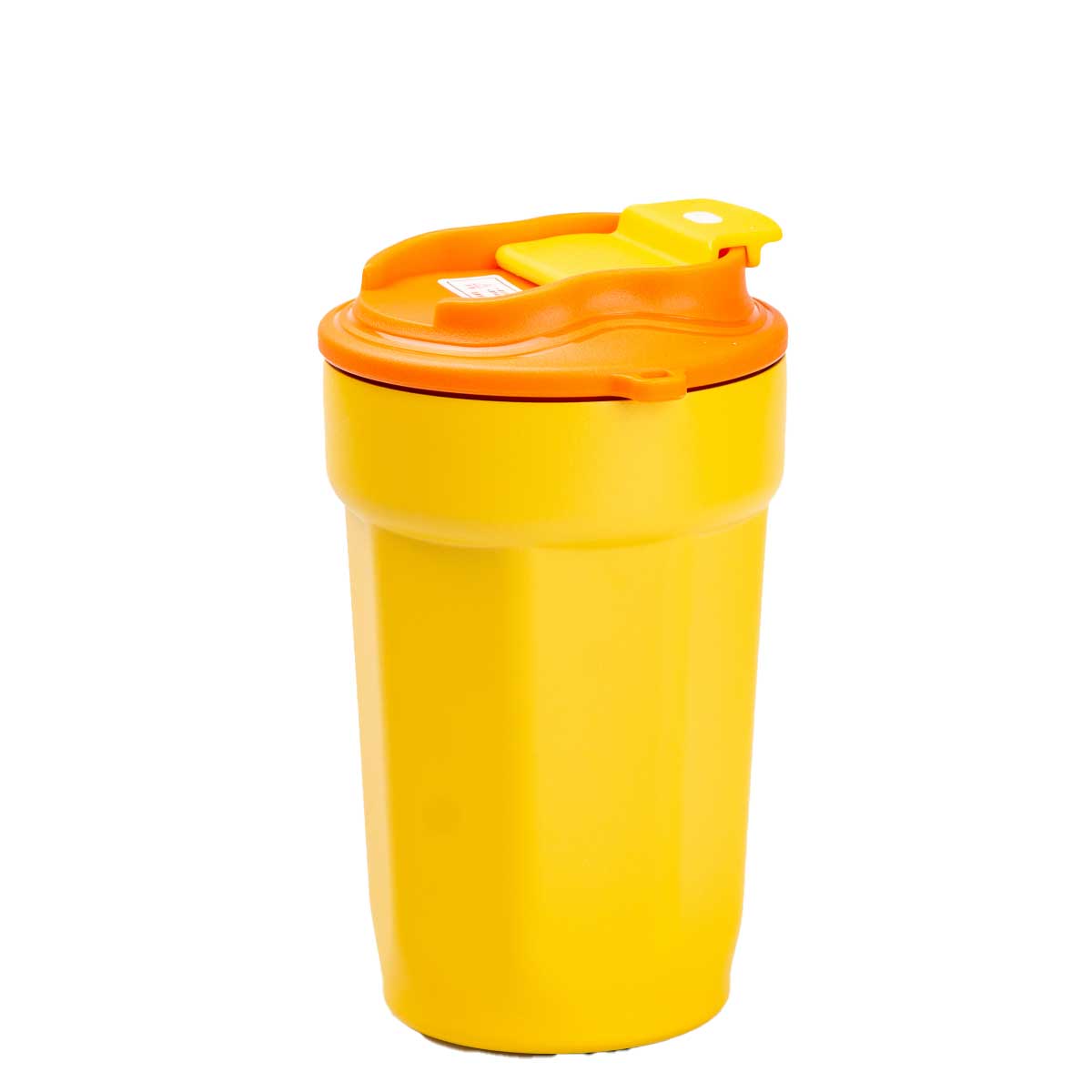 Термокружка G. Duck 450 мл с крышкой на защелке, желтый Термокружка G. Duck 450 мл с крышкой на защелке, желтый