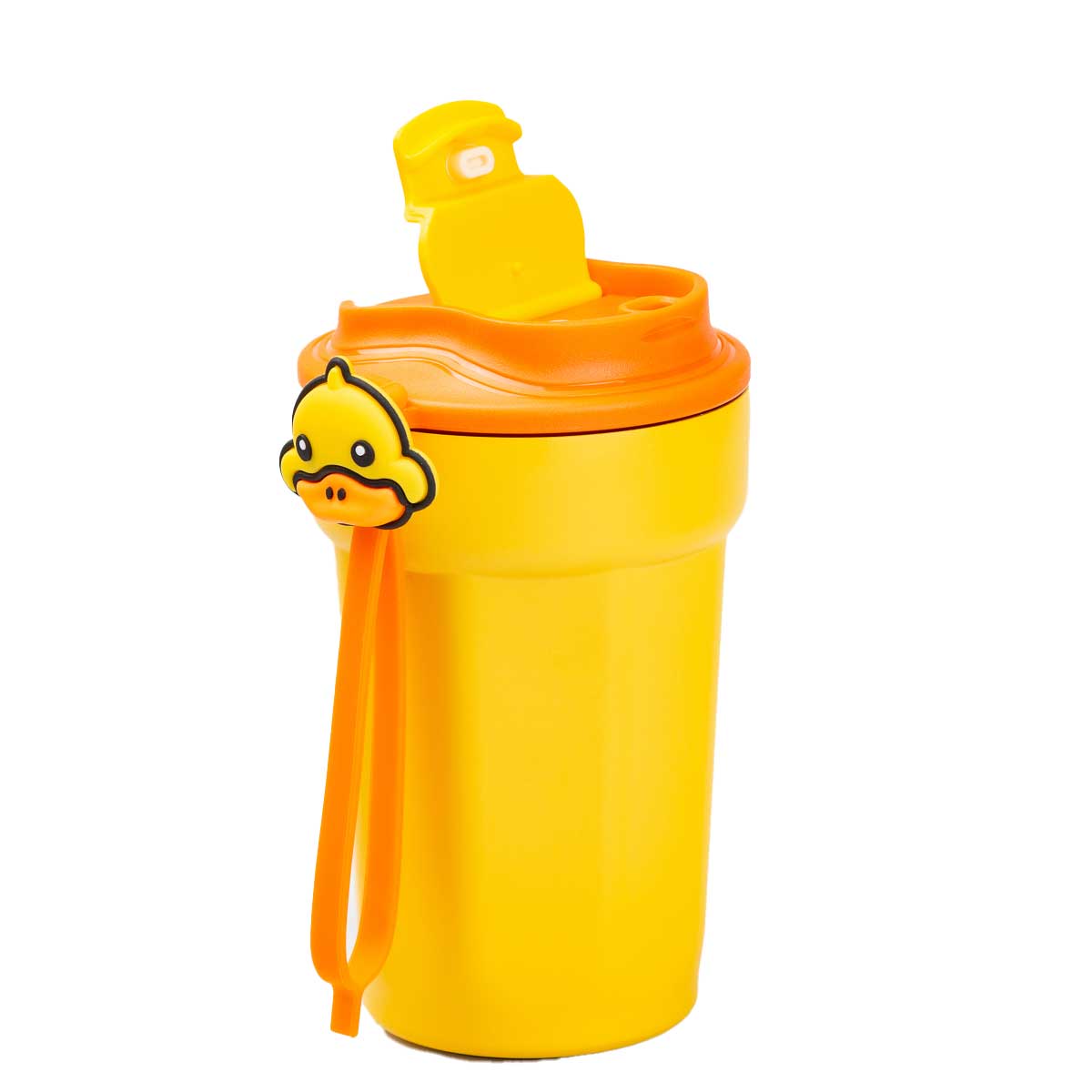 Термокружка G. Duck 450 мл с крышкой на защелке, желтый Термокружка G. Duck 450 мл с крышкой на защелке, желтый