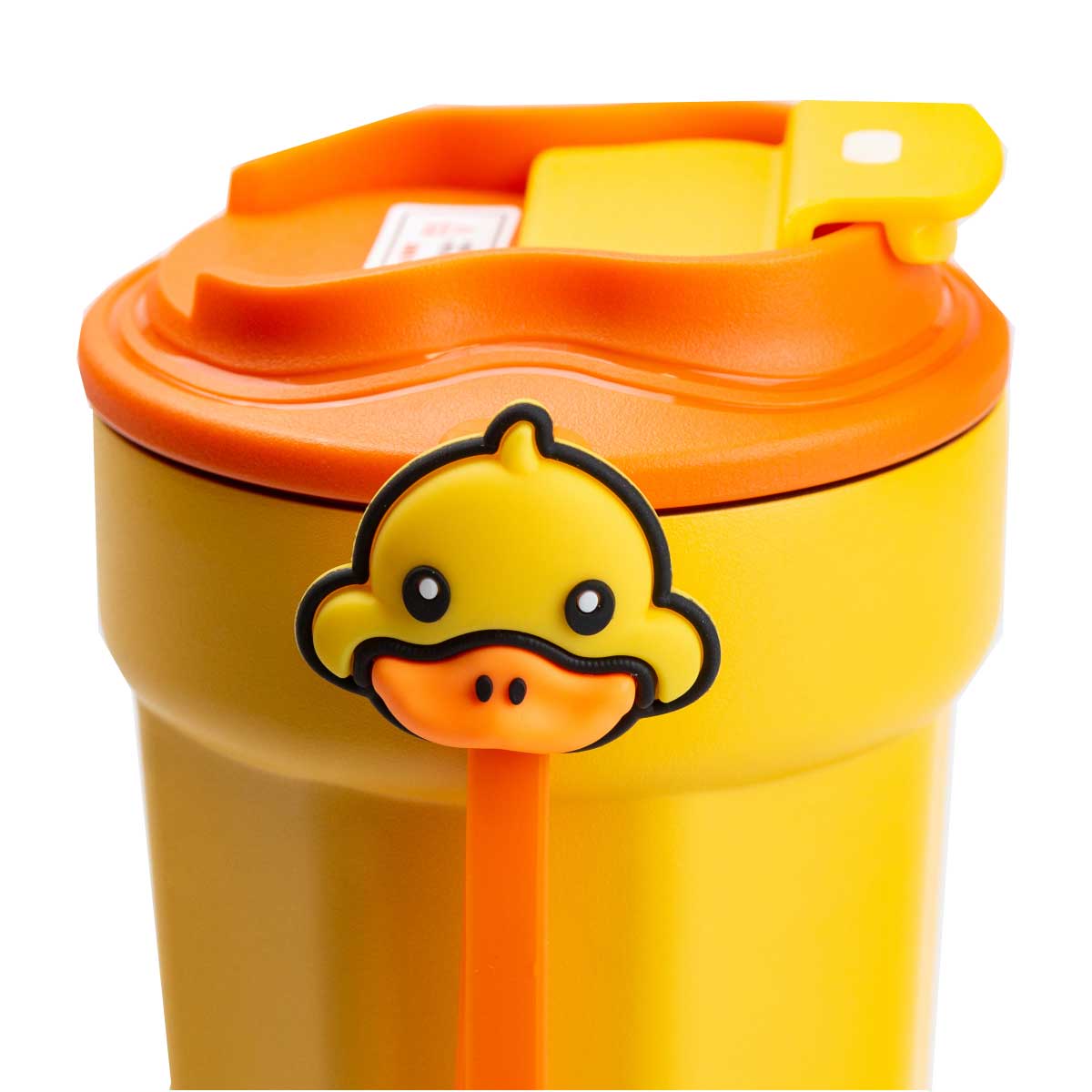 Термокружка G. Duck 450 мл с крышкой на защелке, желтый Термокружка G. Duck 450 мл с крышкой на защелке, желтый