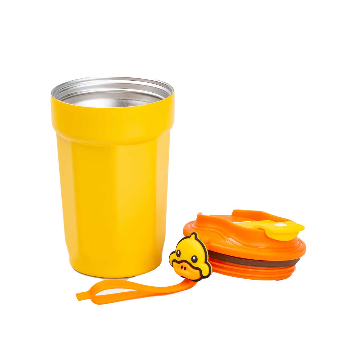 Термокружка G. Duck 450 мл с крышкой на защелке, желтый Термокружка G. Duck 450 мл с крышкой на защелке, желтый