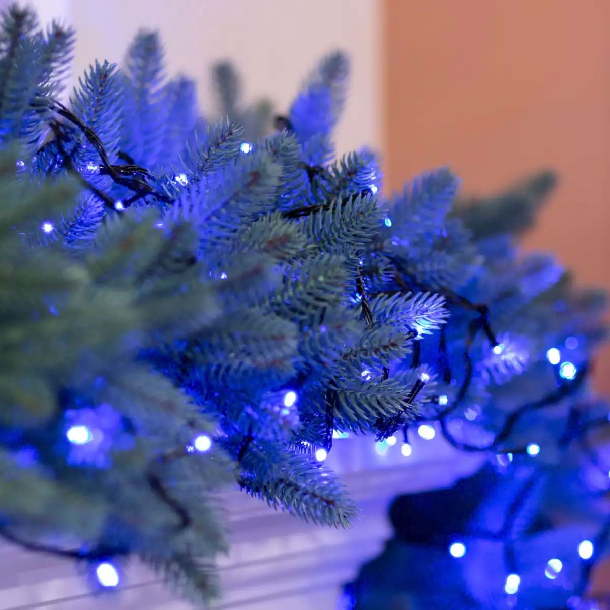 Гірлянда Нитка 161 LED довжина 14 метрів, синій Гірлянда Нитка 161 LED довжина 14 метрів, синій