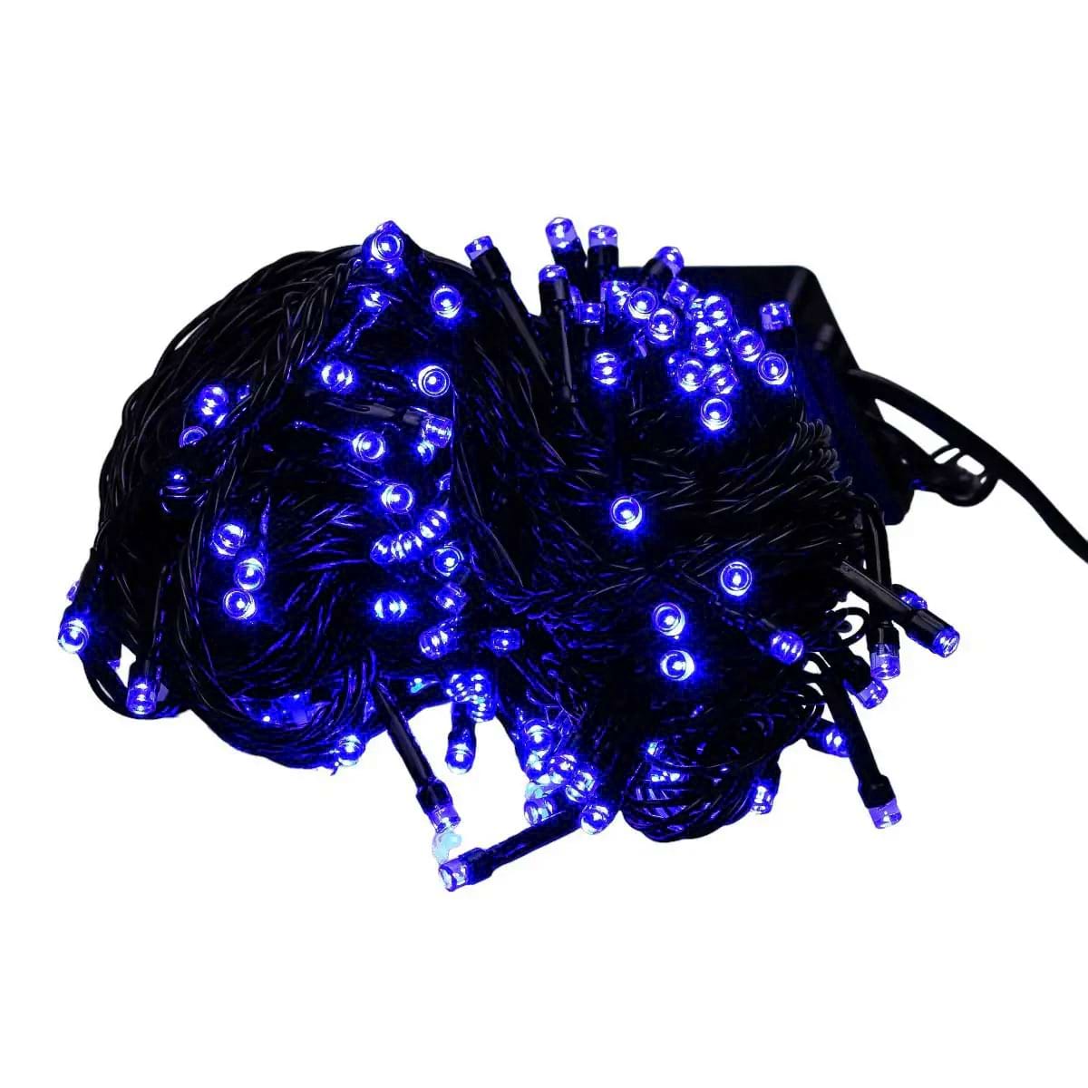 Гірлянда Нитка 161 LED довжина 14 метрів, синій Гірлянда Нитка 161 LED довжина 14 метрів, синій