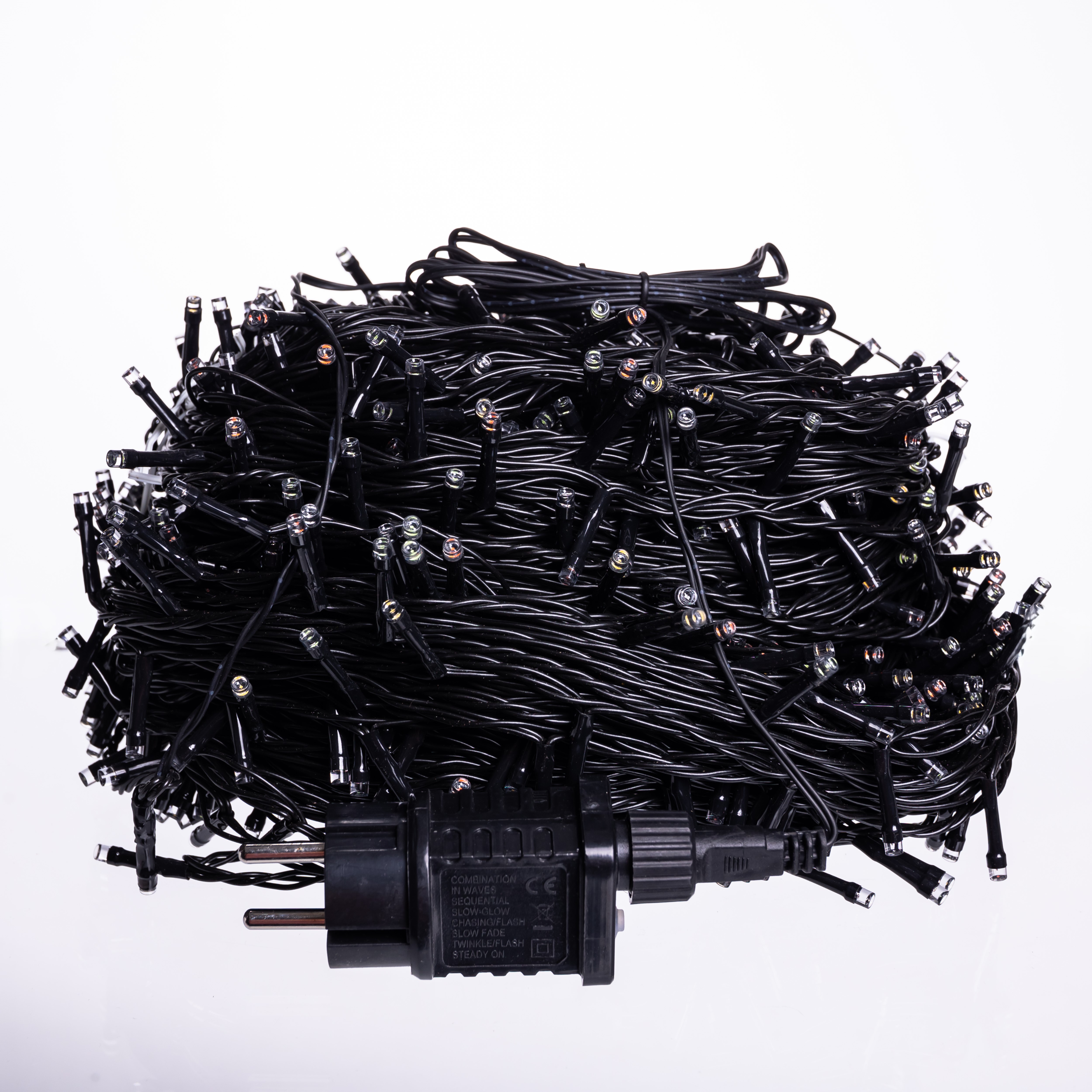 Гірлянда Нитка вулична 1000 LED 100 м на сонячній батареї чорна, синій Гірлянда Нитка вулична 1000 LED 100 м на сонячній батареї чорна, синій