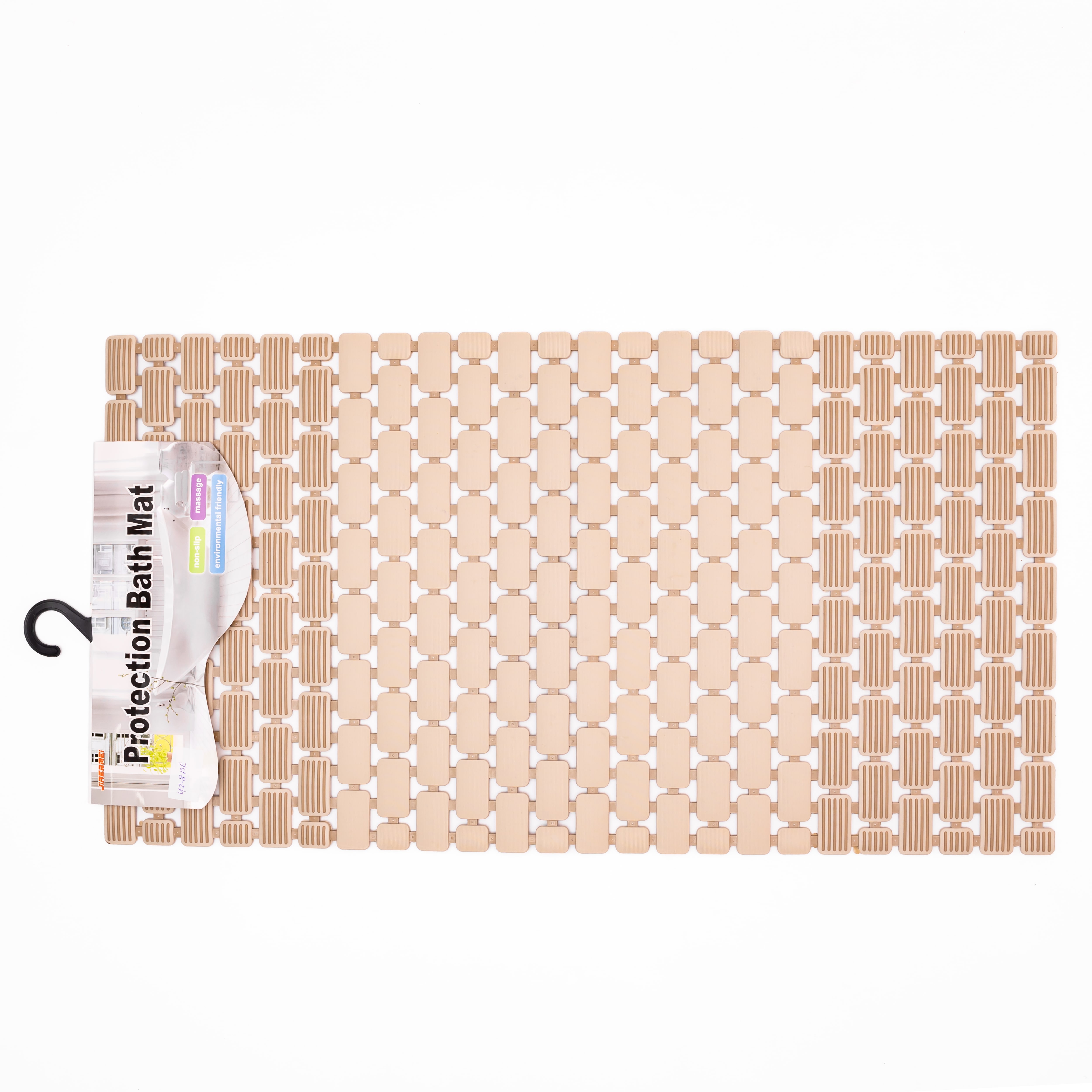 Коврик для душевого поддона противоскользящий 73*40 см, бежевый Коврик для душевого поддона противоскользящий 73*40 см, бежевый