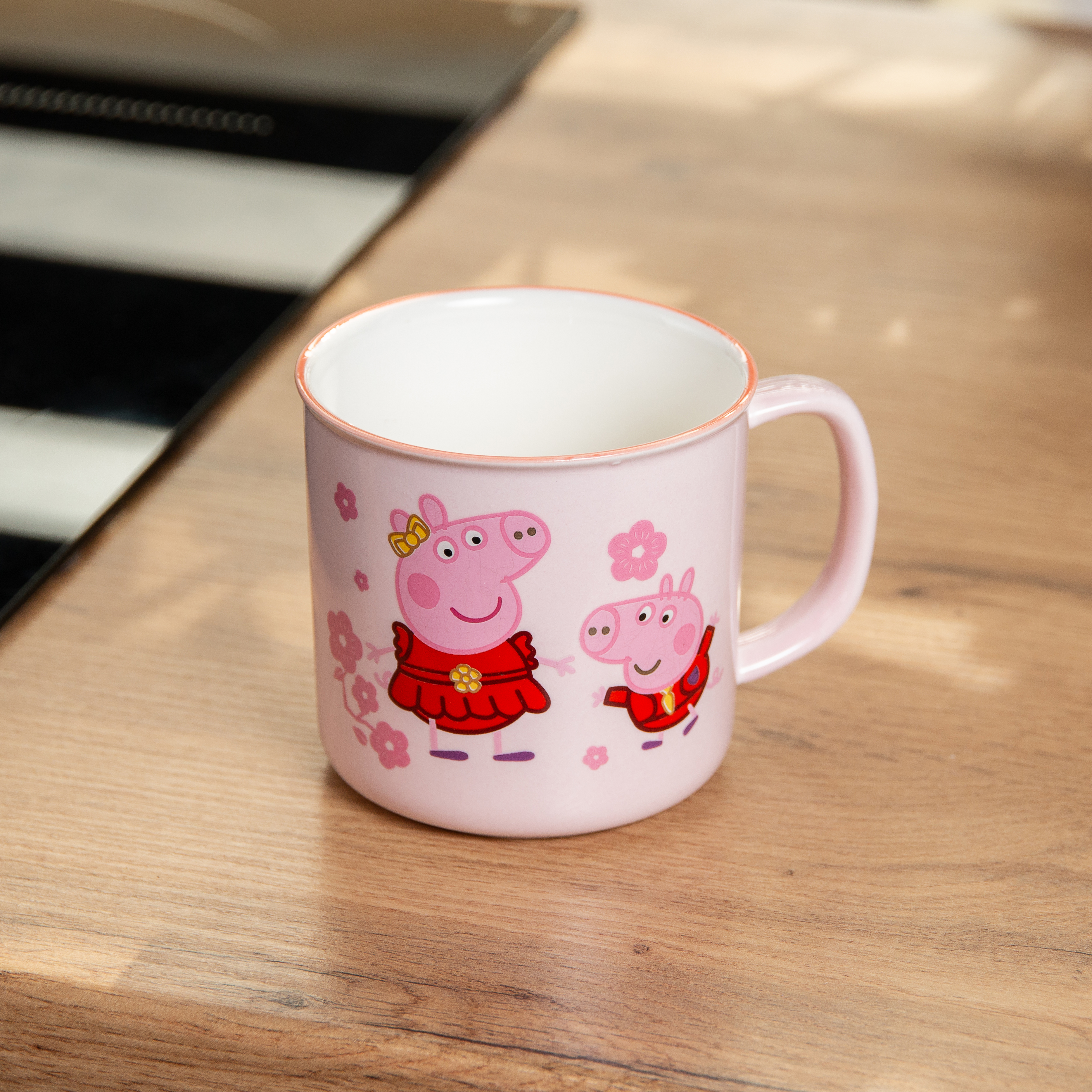 Чашка порцелянова Peppa Pig 400 мл, рожевий Чашка порцелянова Peppa Pig 400 мл, рожевий