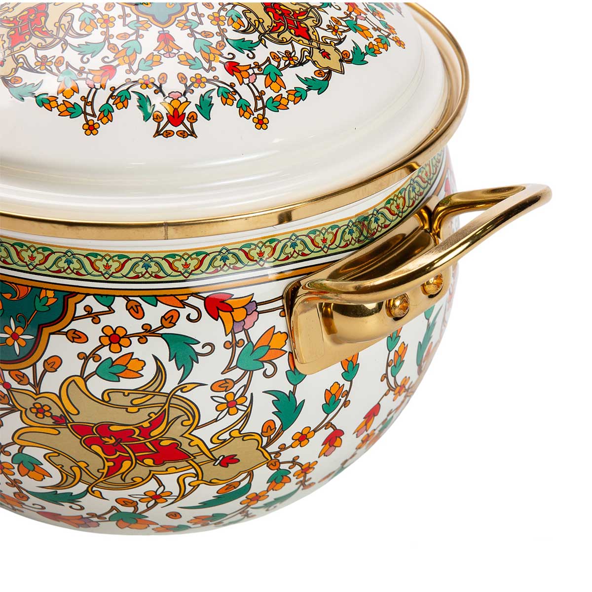 Кастрюля эмалированная 3 л в восточном стиле Кастрюля эмалированная 3 л в восточном стиле