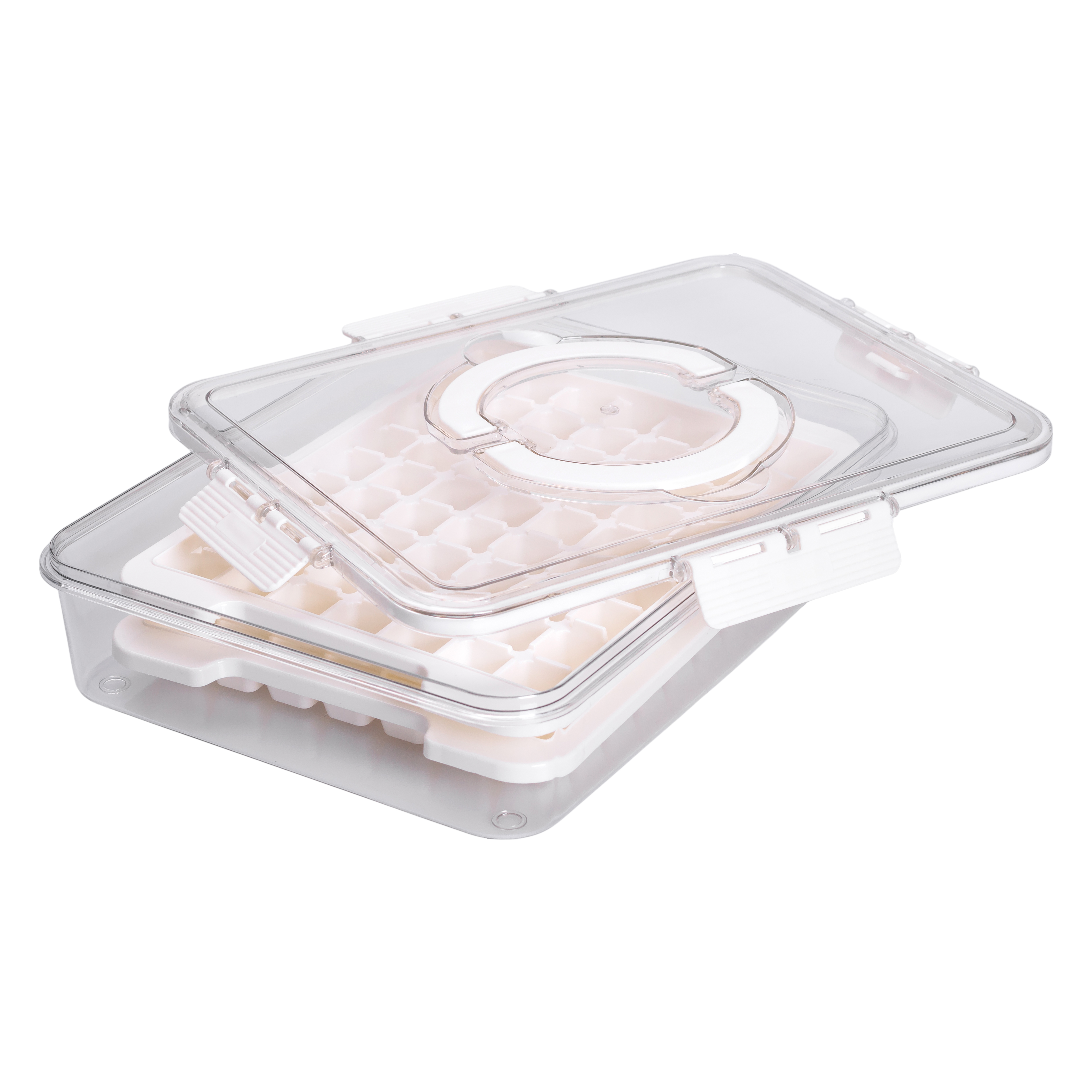 Контейнер для льоду пластиковий 30.5*24*7 см, бежевий Контейнер для льоду пластиковий 30.5*24*7 см, бежевий