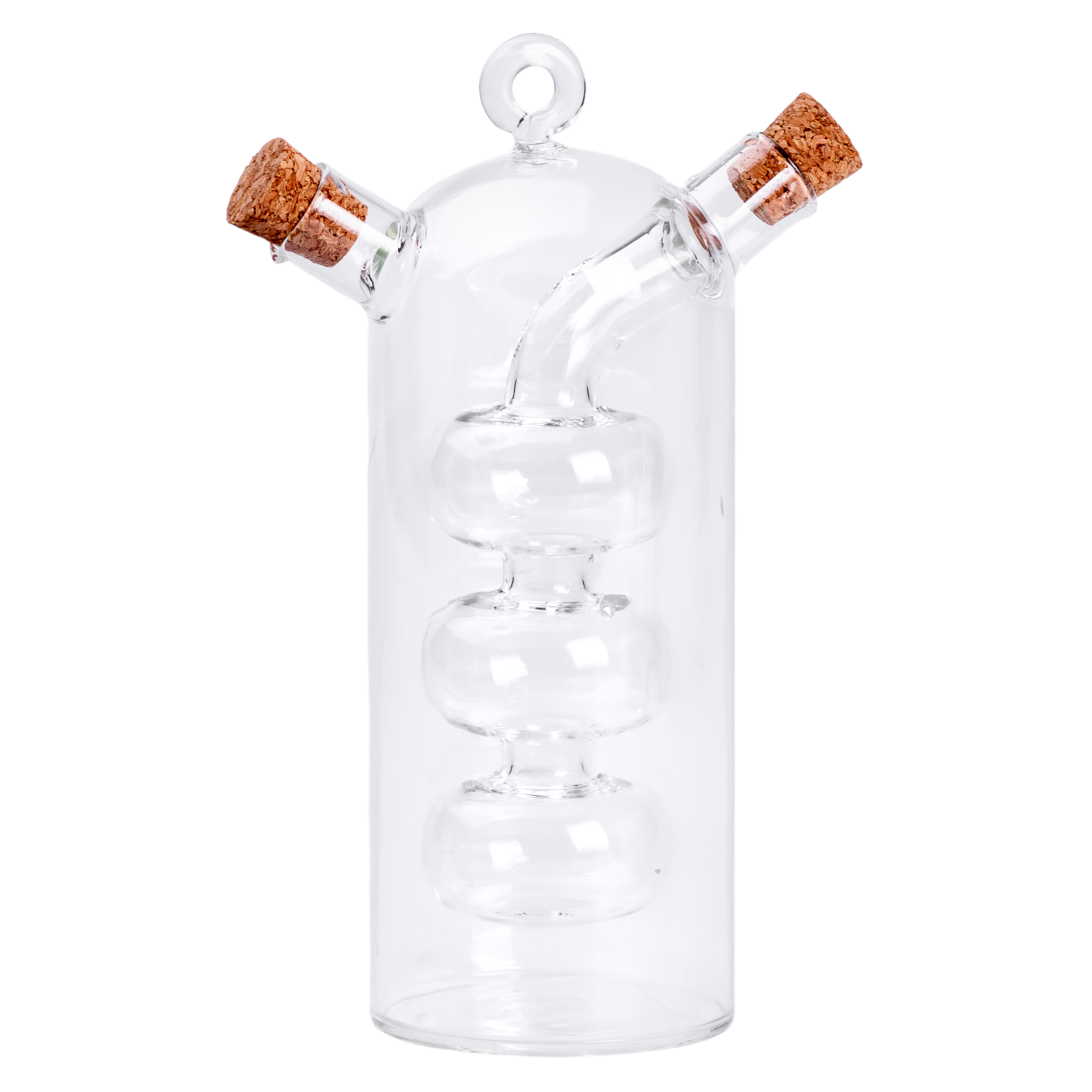 Пляшка для олії та оцту подвійна Bubbles 100/300 мл скляна Пляшка для олії та оцту подвійна Bubbles 100/300 мл скляна