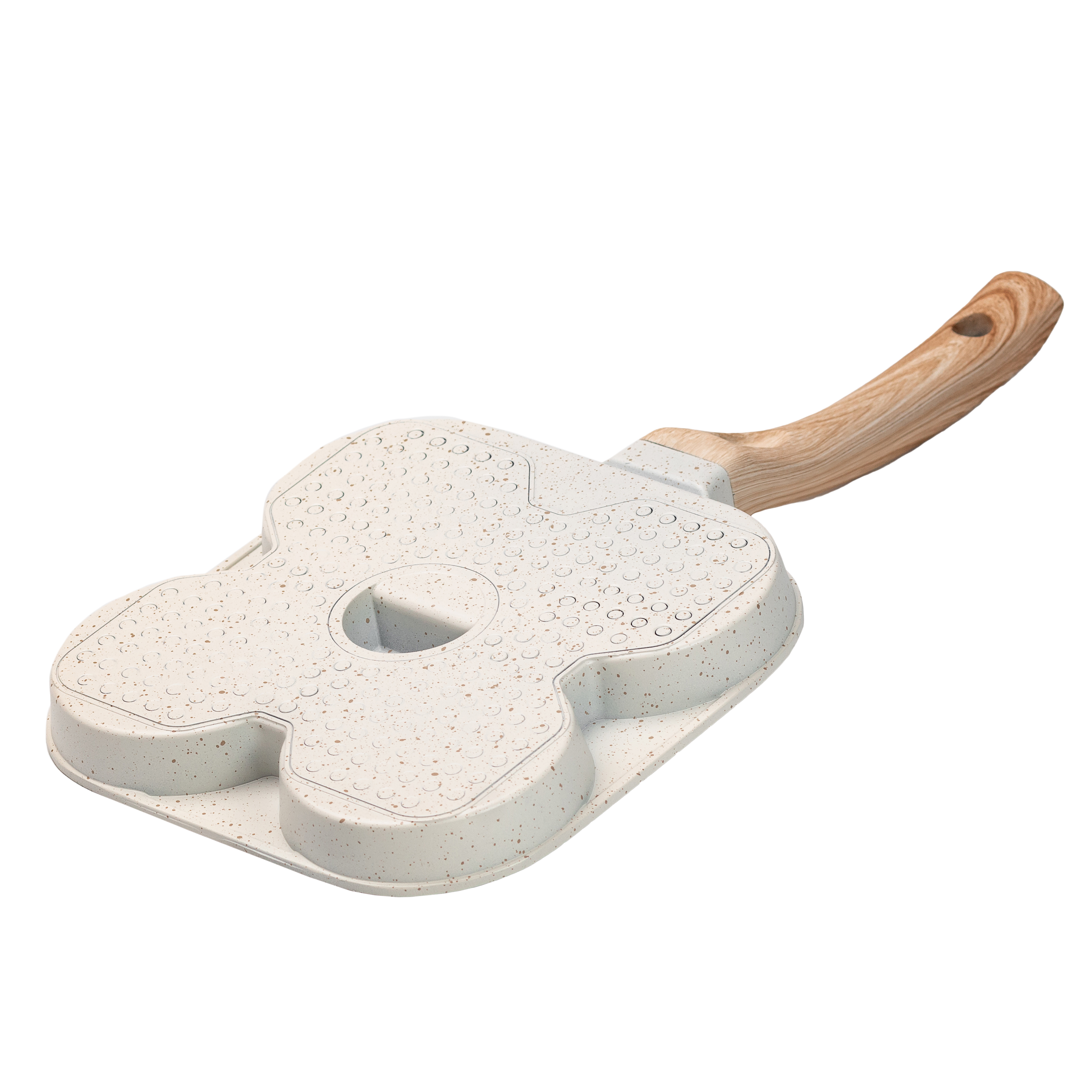 Сковорода для завтрака алюминиевая 19*19*2 см, бежевый Сковорода для завтрака алюминиевая 19*19*2 см, бежевый