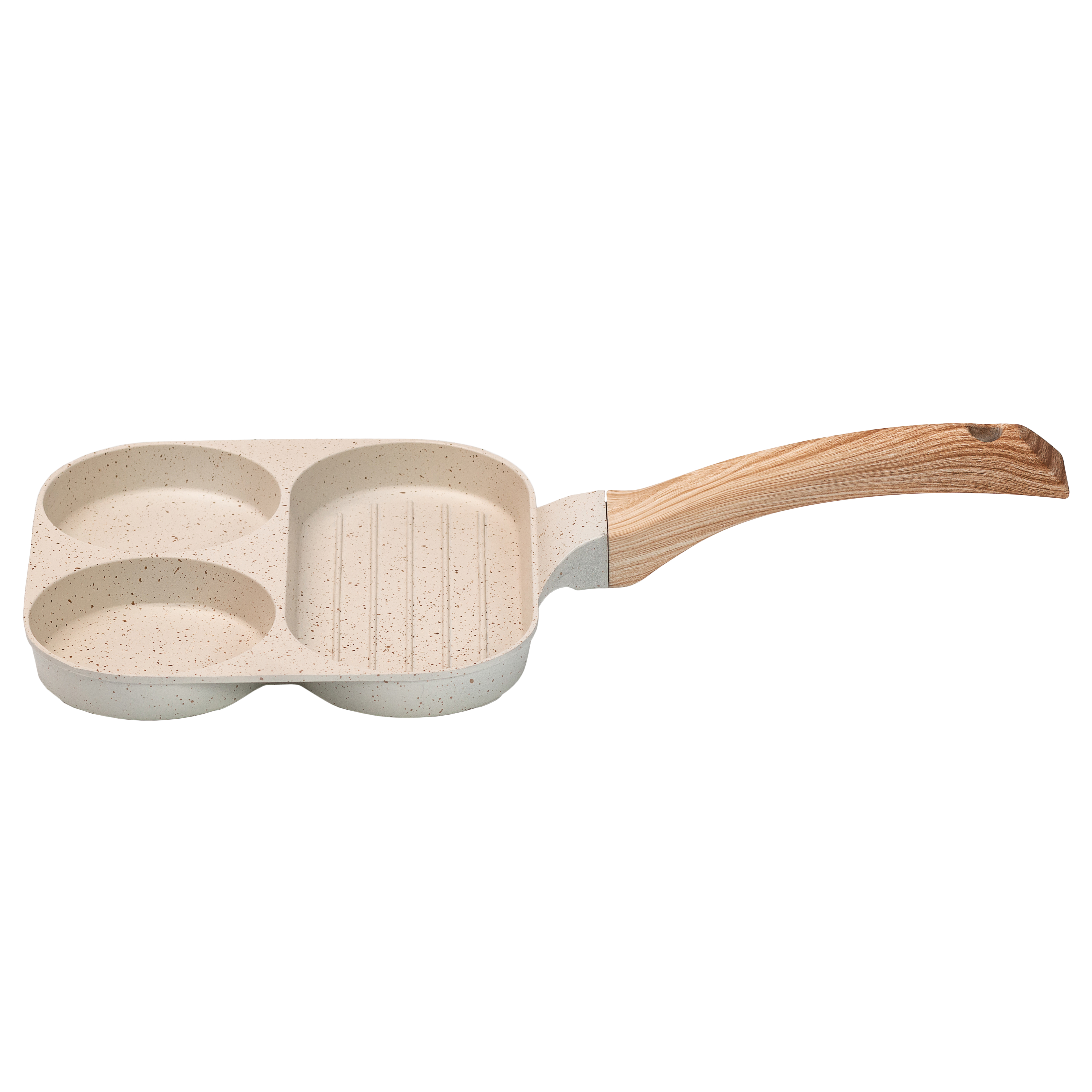 Сковорода для завтрака алюминиевая 19*19*2 см, бежевый Сковорода для завтрака алюминиевая 19*19*2 см, бежевый