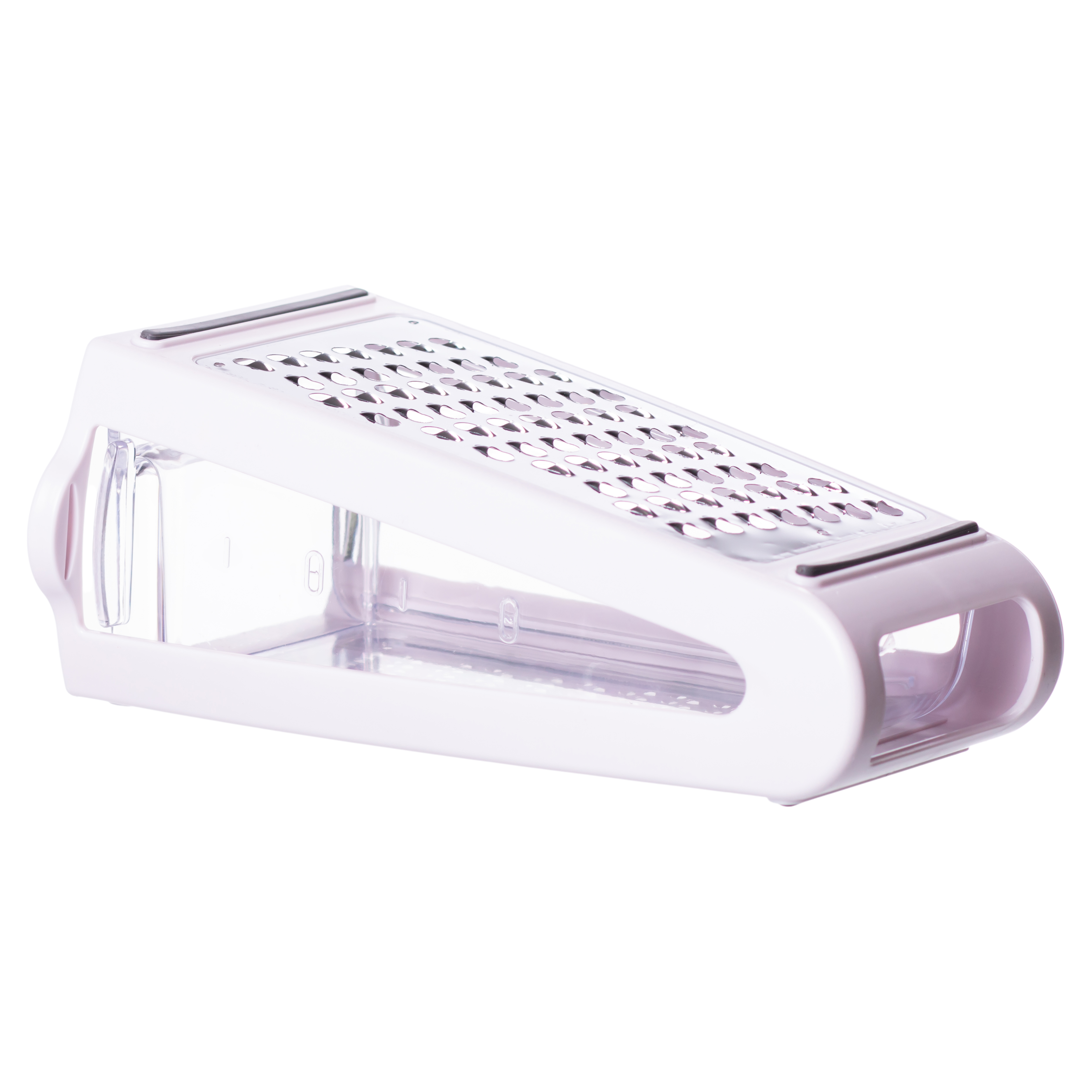 Терка двусторонняя с пластиковым контейнером 11*8*22 см, белый Терка двусторонняя с пластиковым контейнером 11*8*22 см, белый