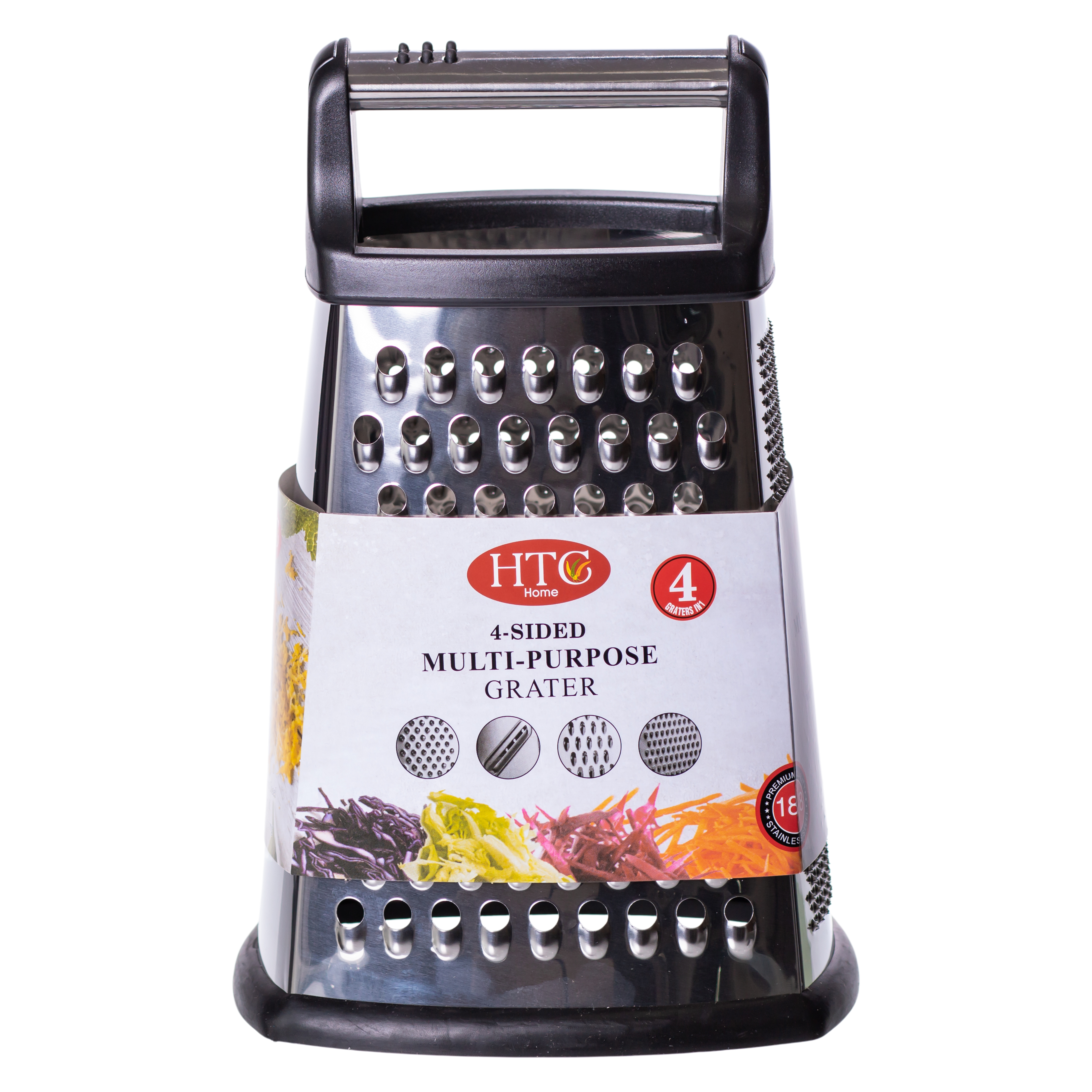 Терка многофункциональная на 4 стороны 16*13*25, черный Терка многофункциональная на 4 стороны 16*13*25, черный