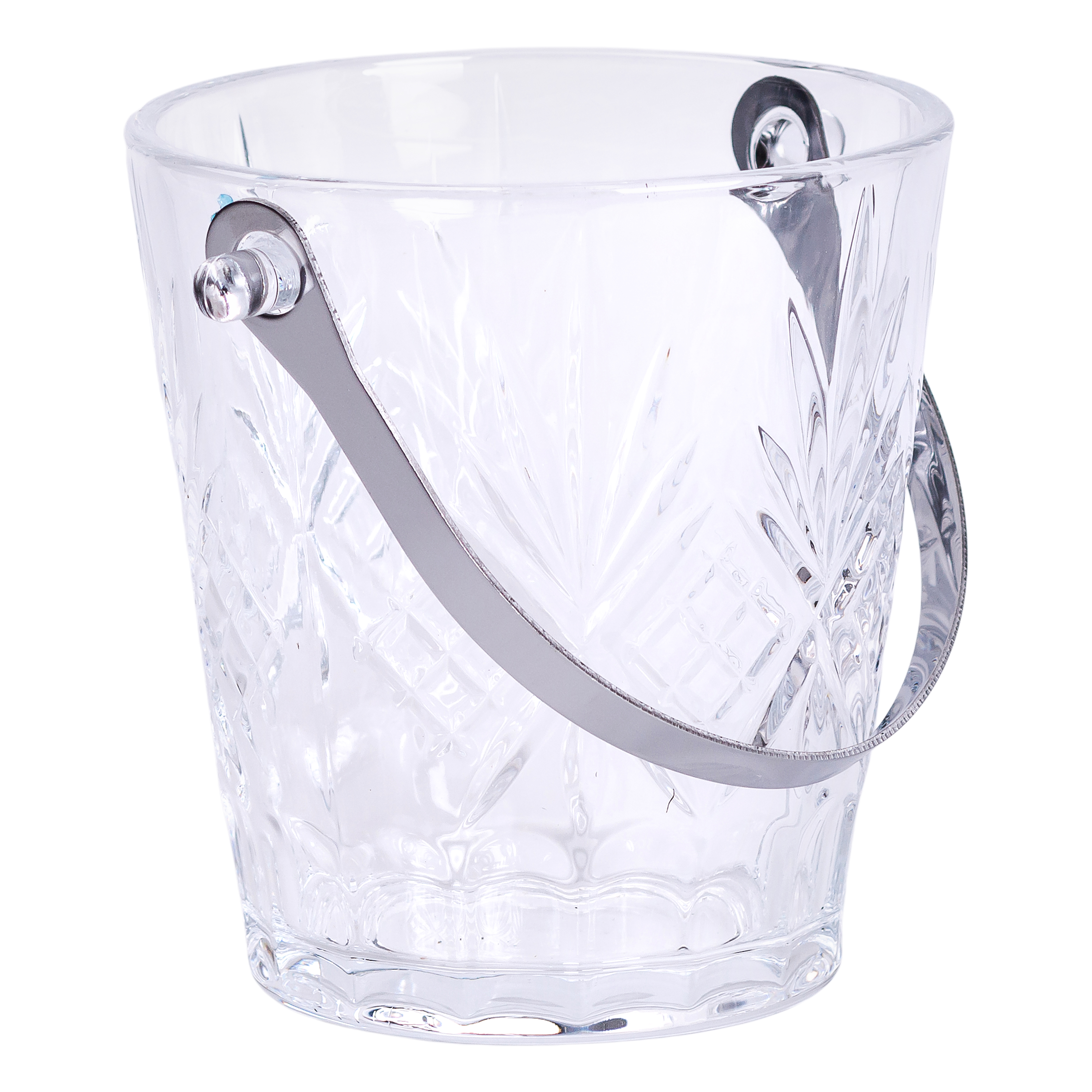 Відерце для льоду Ice Bucket 1 л скляне зі щипцями Відерце для льоду Ice Bucket 1 л скляне зі щипцями