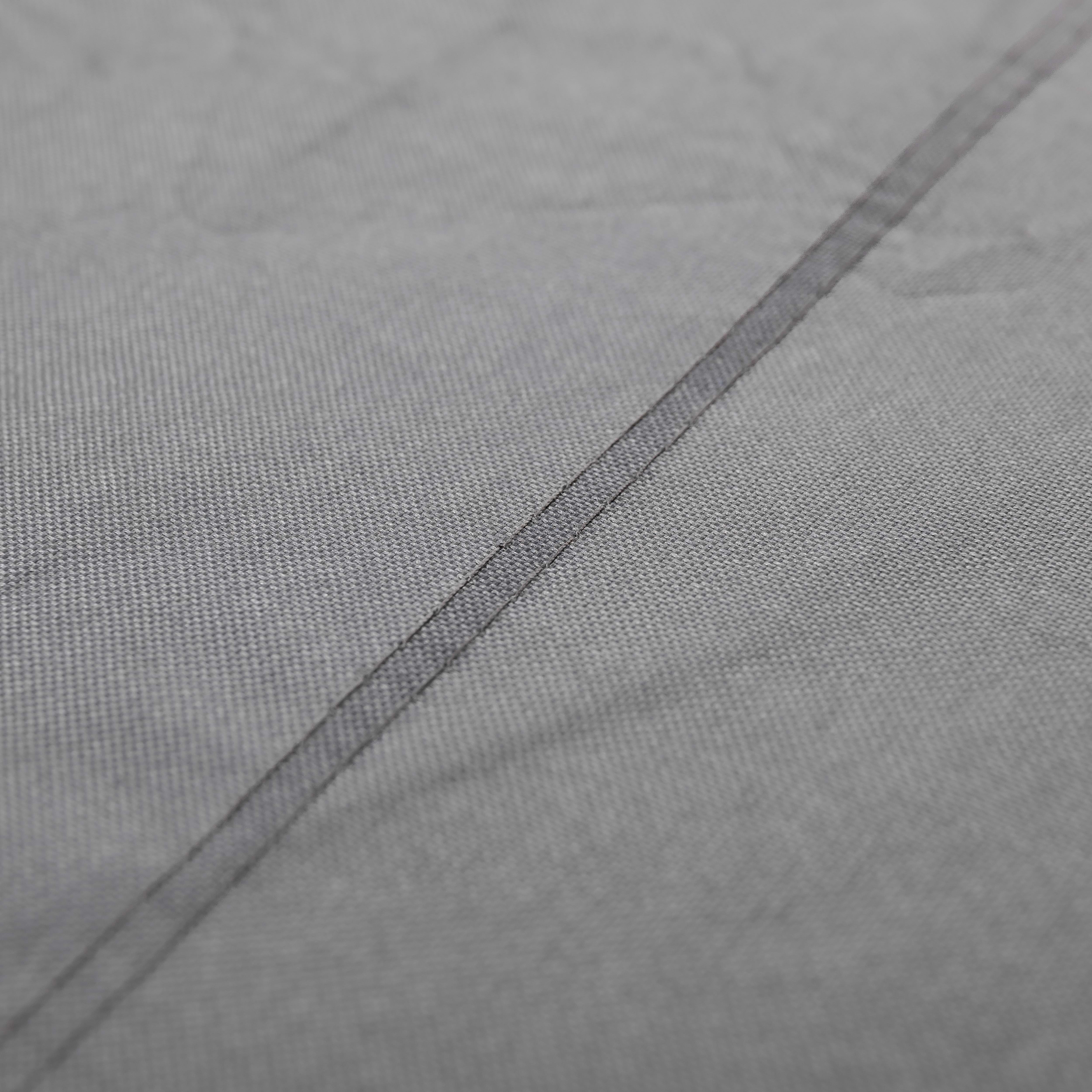 Розкладачка туристична 185*60*50 см зі сталевим каркасом, сірий Розкладачка туристична 185*60*50 см зі сталевим каркасом, сірий