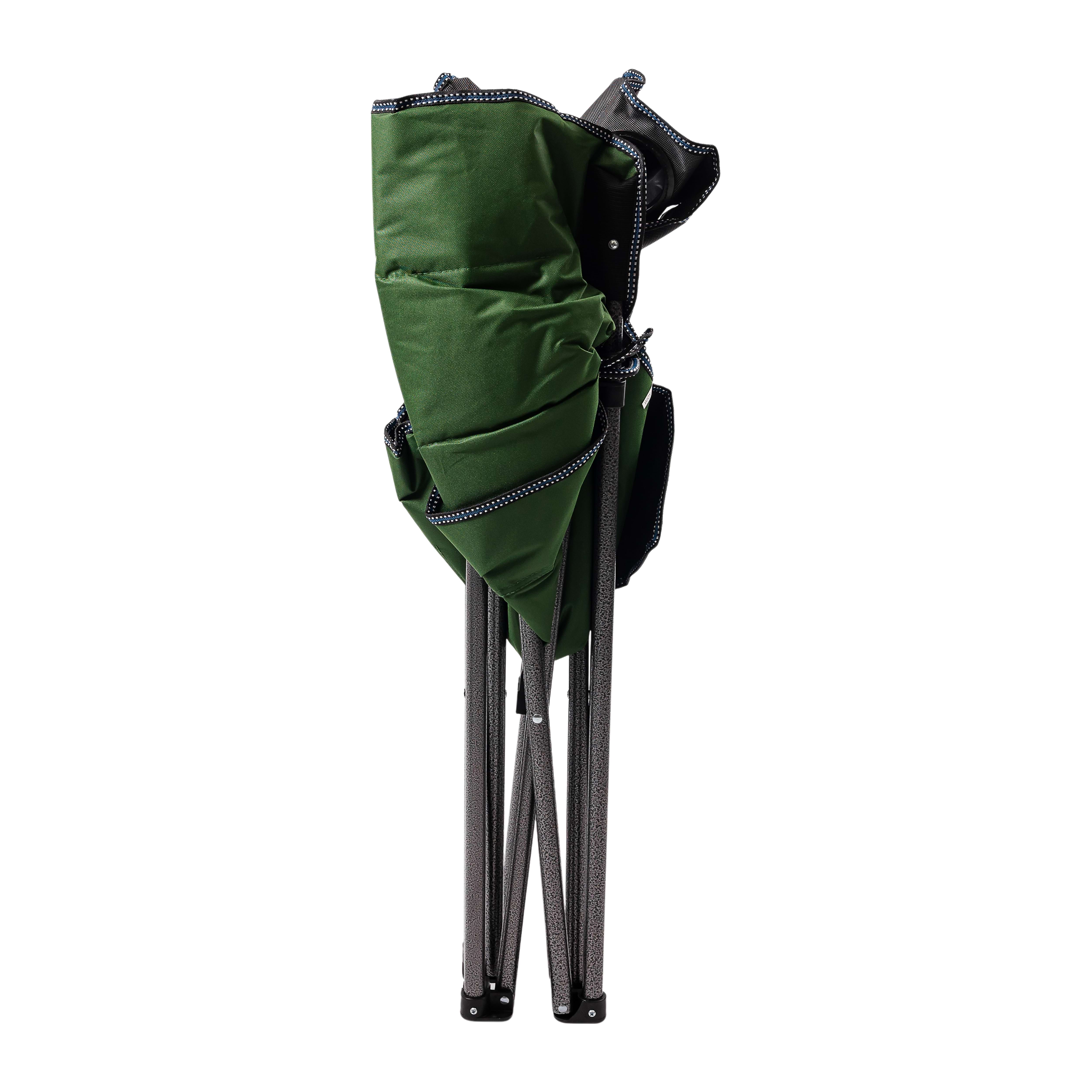 Крісло туристичне розкладне 58*94*95 см з підсклянником, зелений Крісло туристичне розкладне 58*94*95 см з підсклянником, зелений