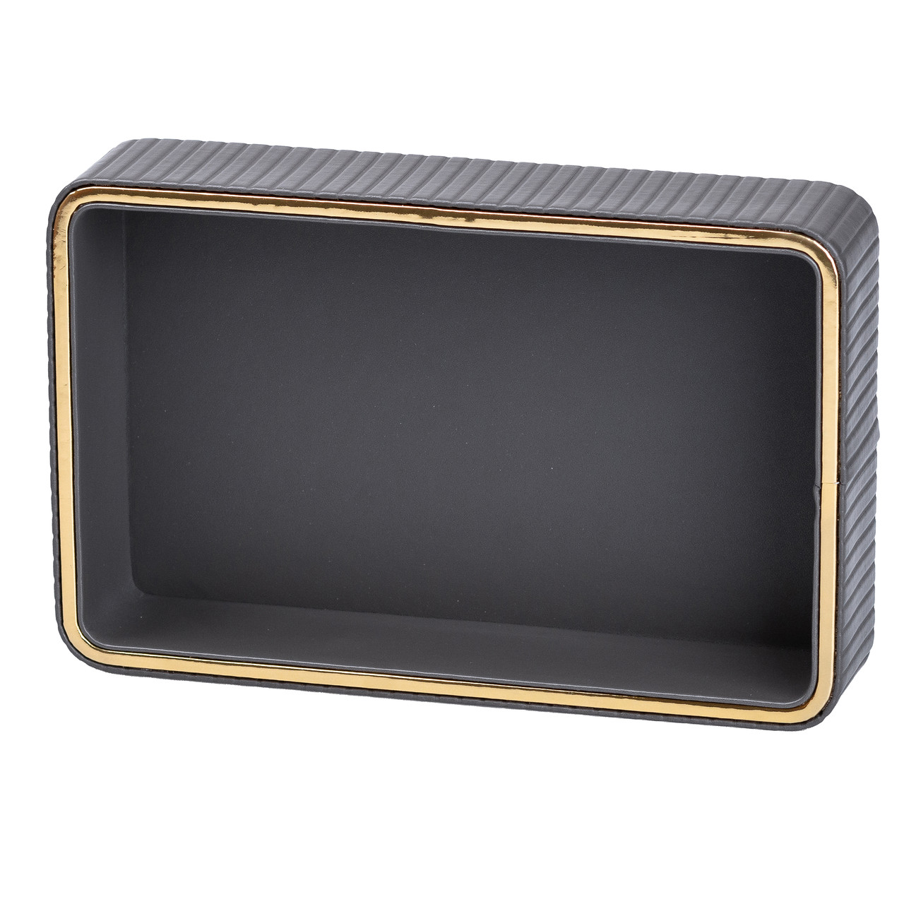 Серветниця з еко-шкіри для дому, сірий Серветниця з еко-шкіри для дому, сірий